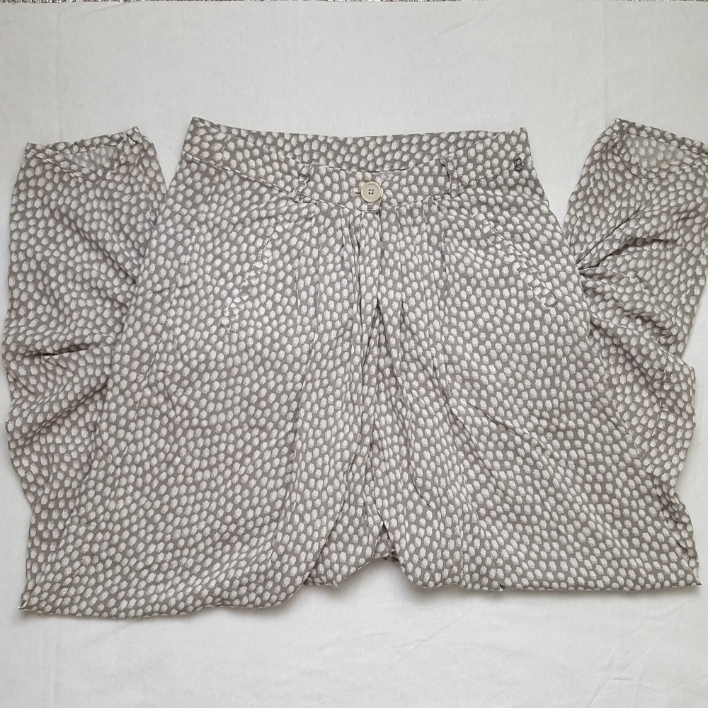 Otta'Ame gray & white pattern pants A21